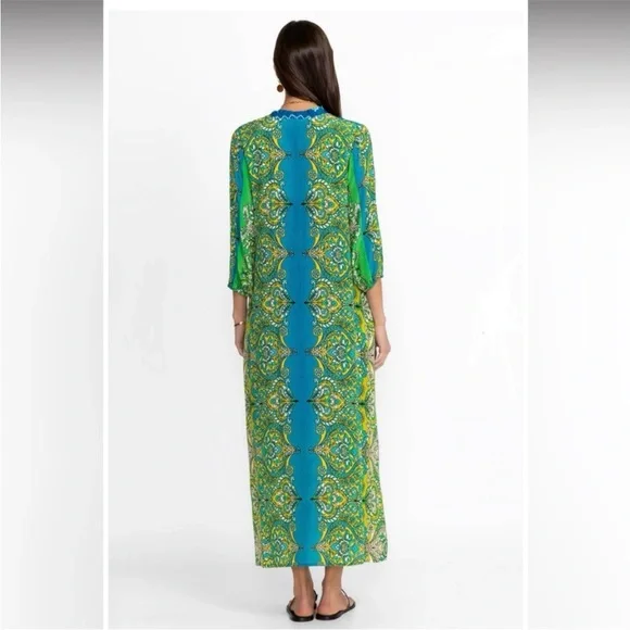 New Johnny Was Kahinu Silk Dress size XS - Picture 4 of 13